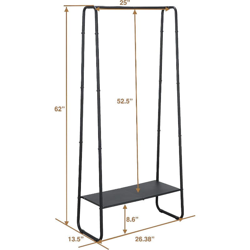 Freestanding Garment Rack, Black