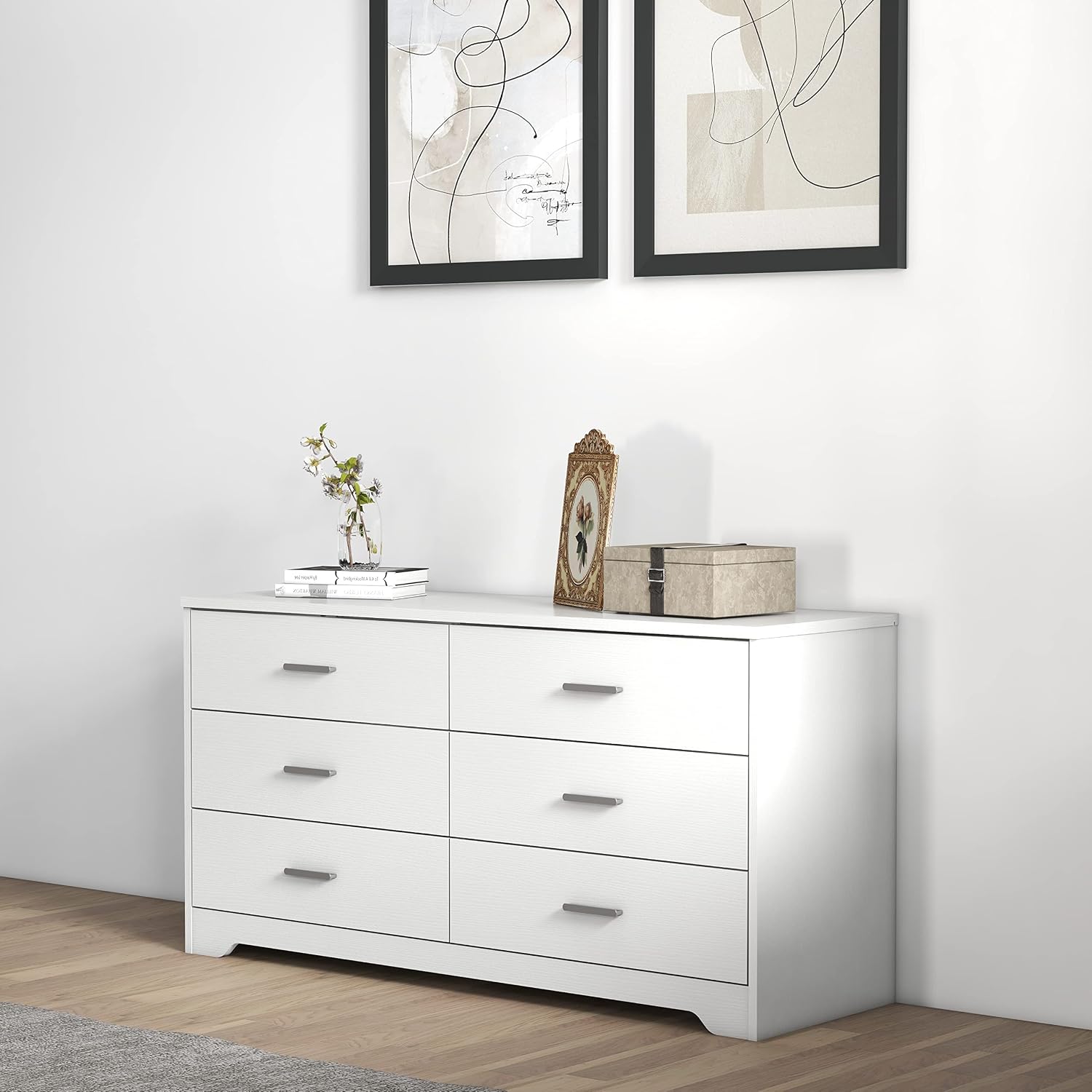 Wooden Chest of Drawers, 5/6 Drawer Dresser