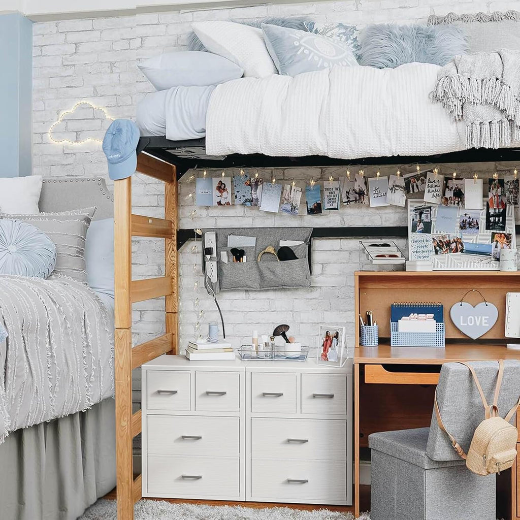 White 4-Drawer Dresser for Closet & Bedroom