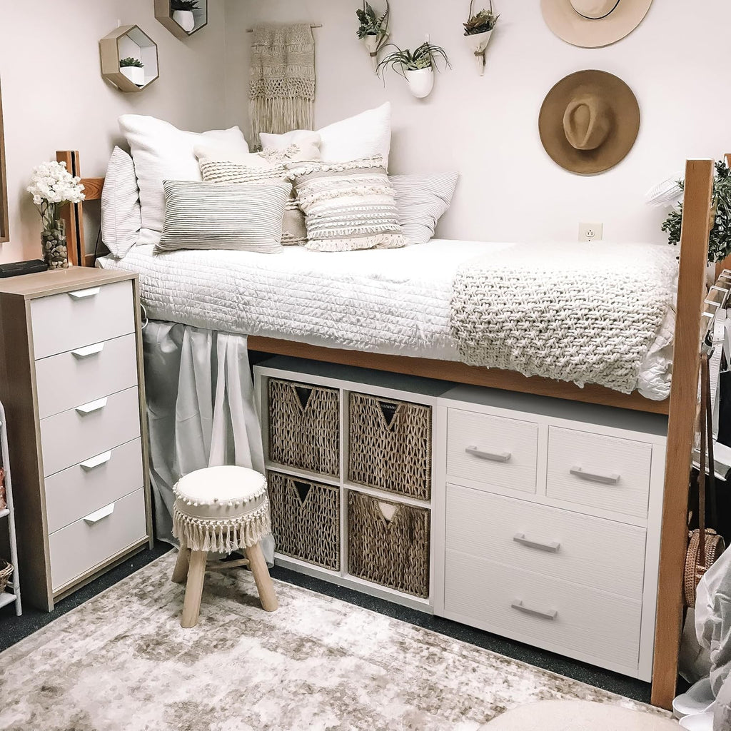 White 4-Drawer Dresser for Closet & Bedroom