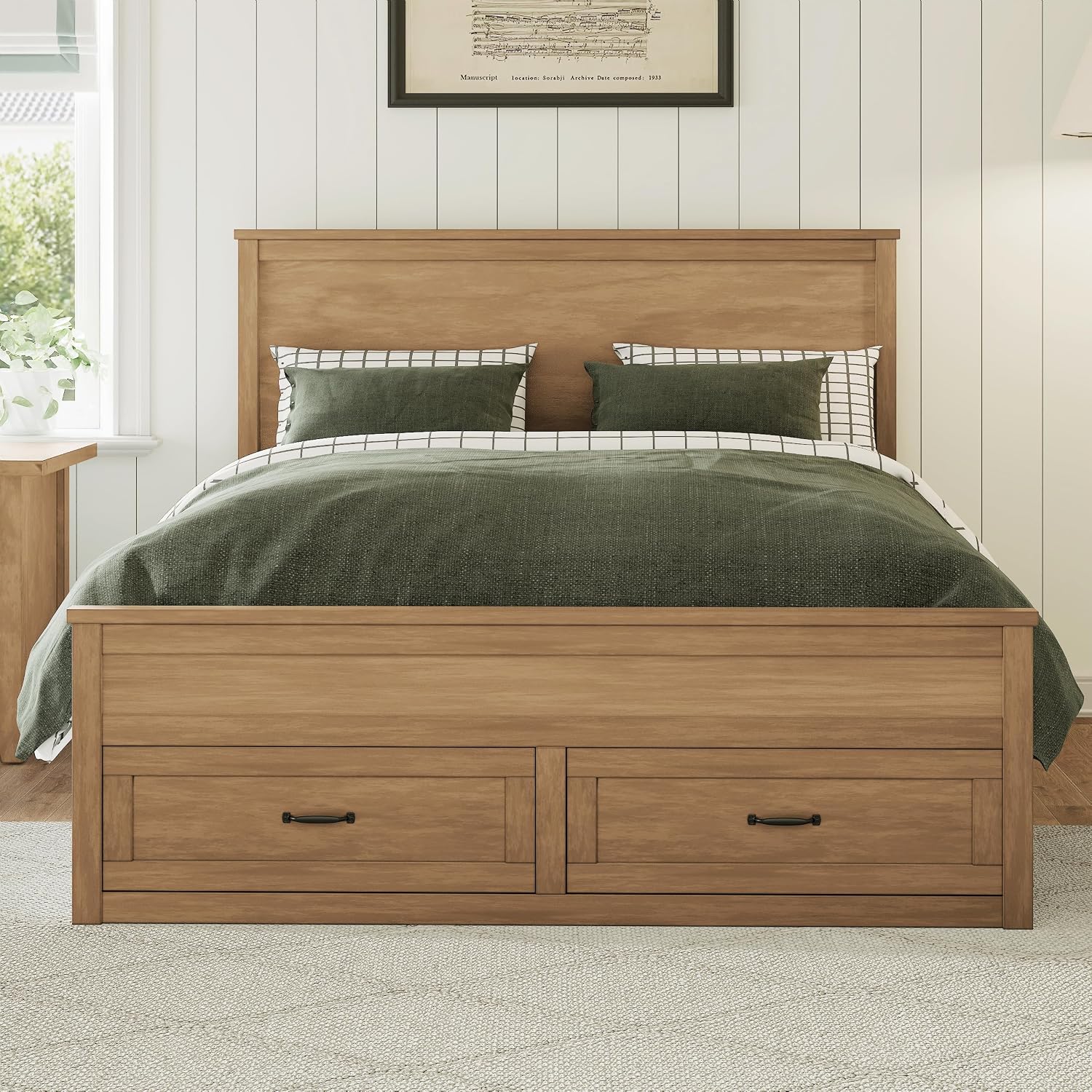 Queen Seadrift Bed with 6 Storage Drawers